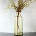 Kwiat wazonu z recyklingu szklanego tabletopa